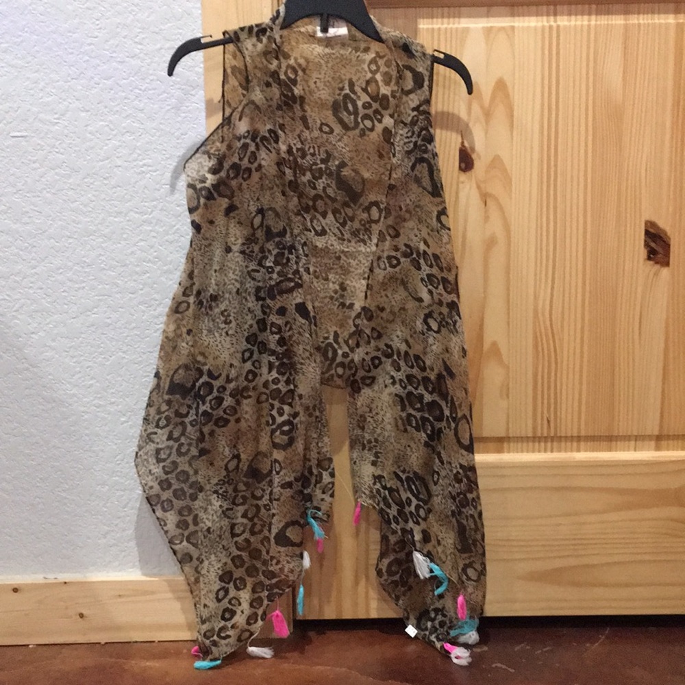CHEETA COVER UP! LOW PRICE WITH FRINGE